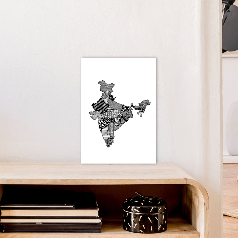 India Art Print by Carissa Tanton A3 Black Frame