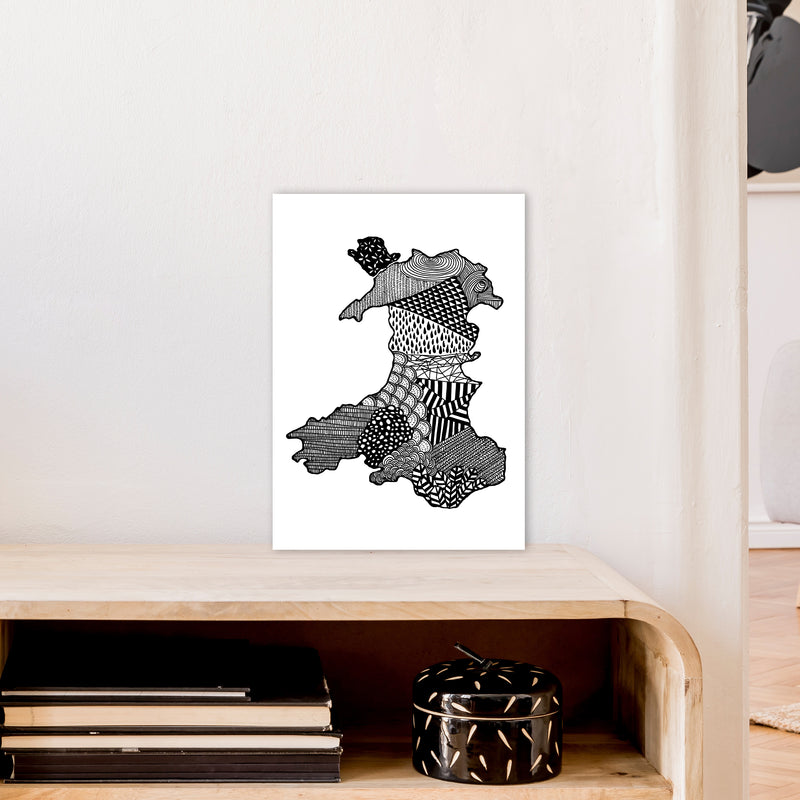 Wales Art Print by Carissa Tanton A3 Black Frame