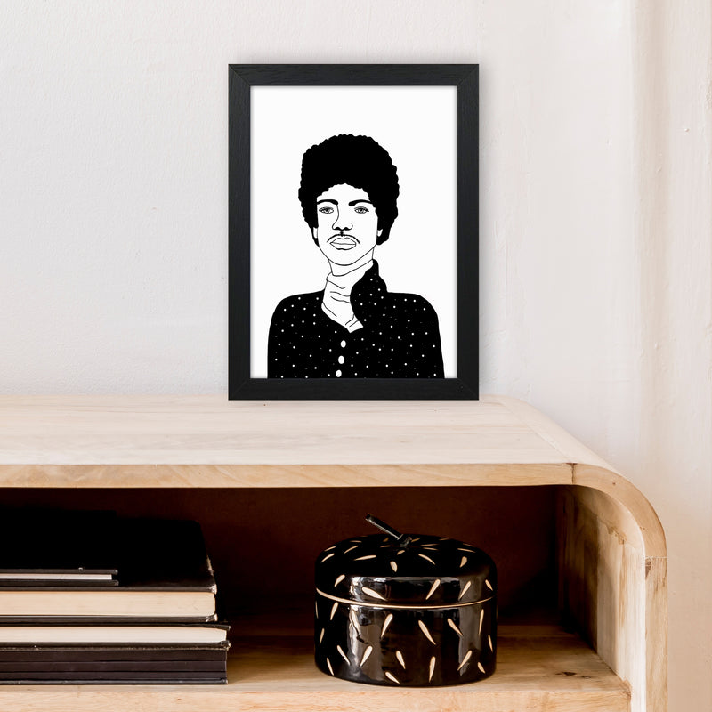 Prince Art Print by Carissa Tanton A4 White Frame