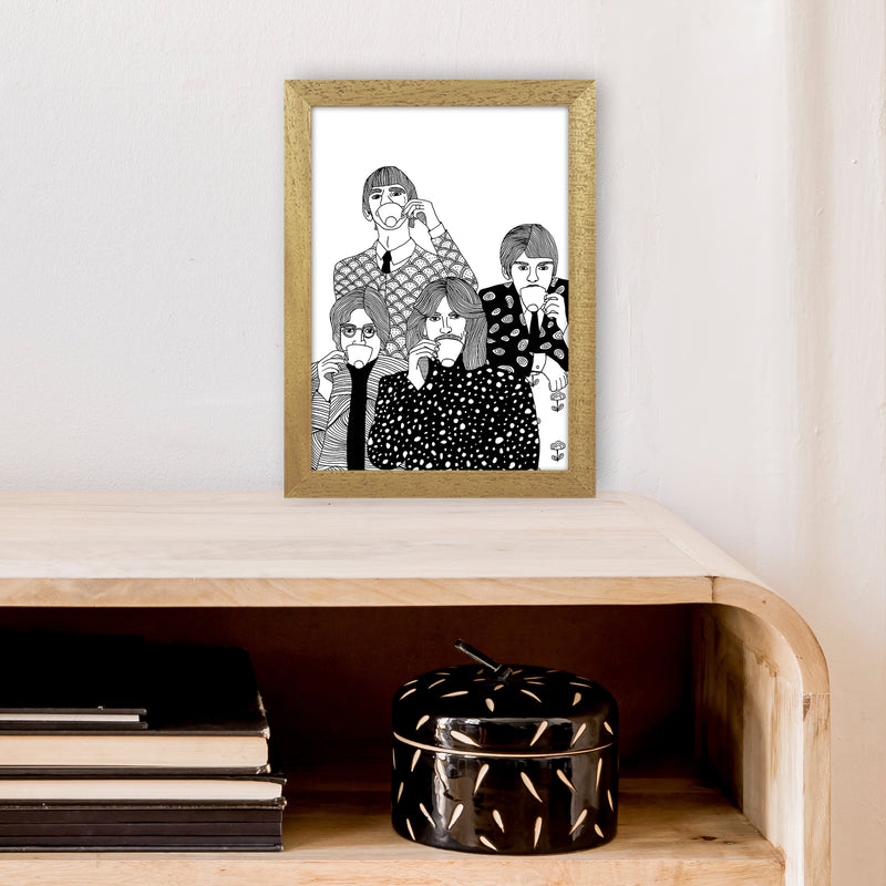 Beatles Tea Art Print by Carissa Tanton A4 Print Only