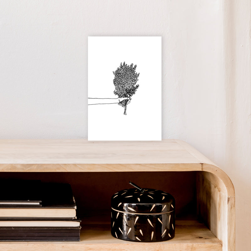 Flower Bunch Art Print by Carissa Tanton A4 Black Frame