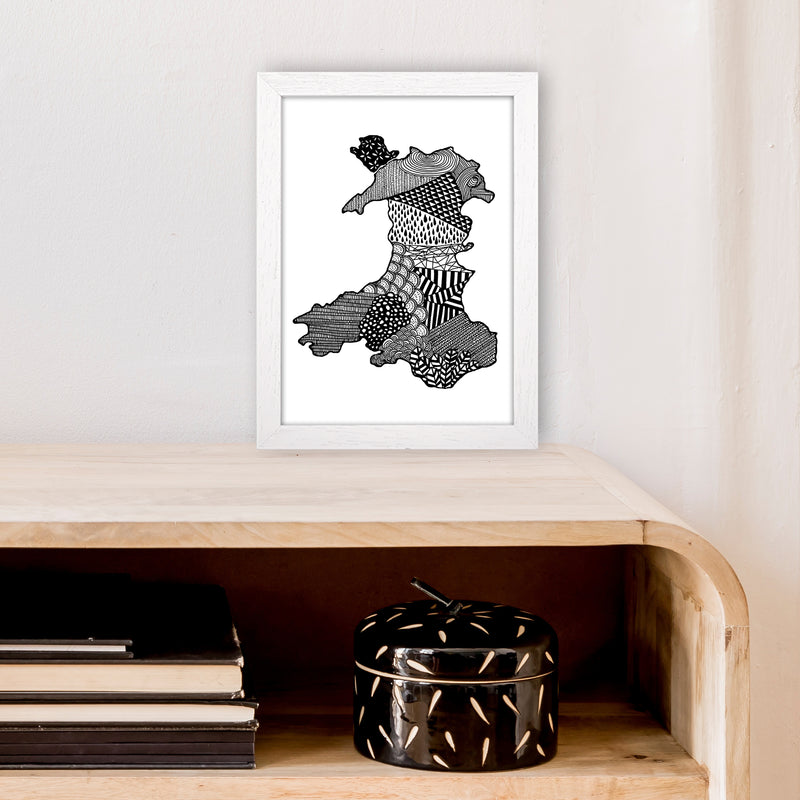 Wales Art Print by Carissa Tanton A4 Oak Frame