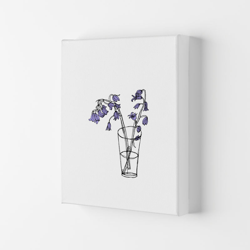Bluebells Lilac Art Print by Carissa Tanton Canvas