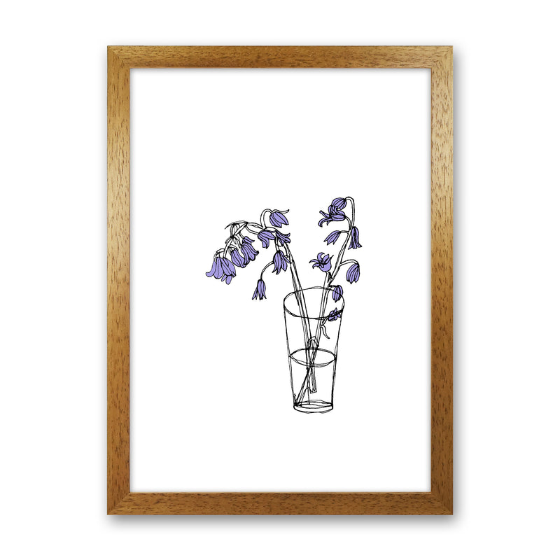 Bluebells Lilac Art Print by Carissa Tanton Oak Grain