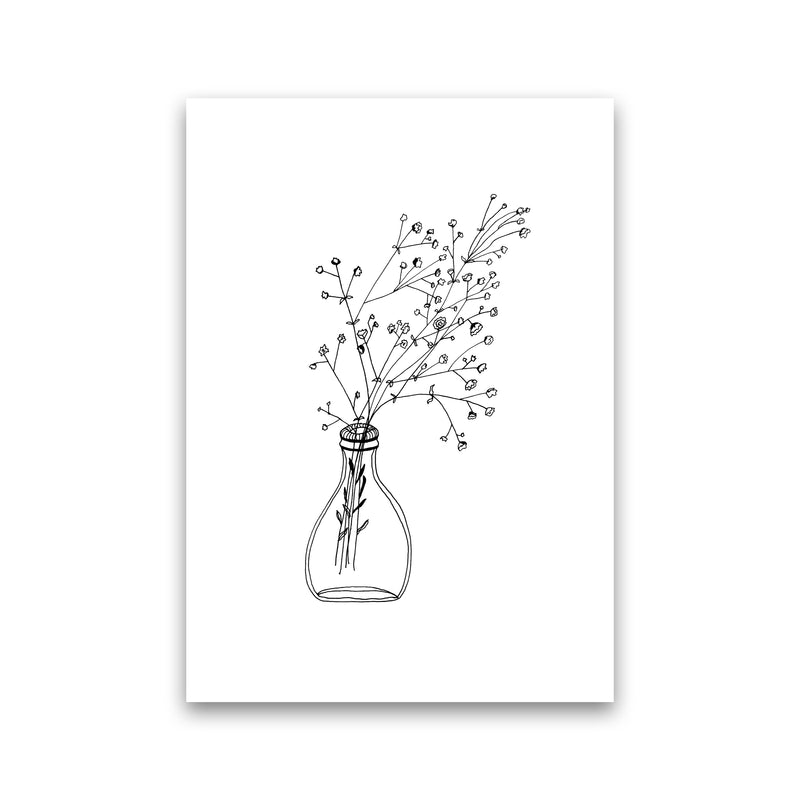 White Flowers Art Print by Carissa Tanton Print Only