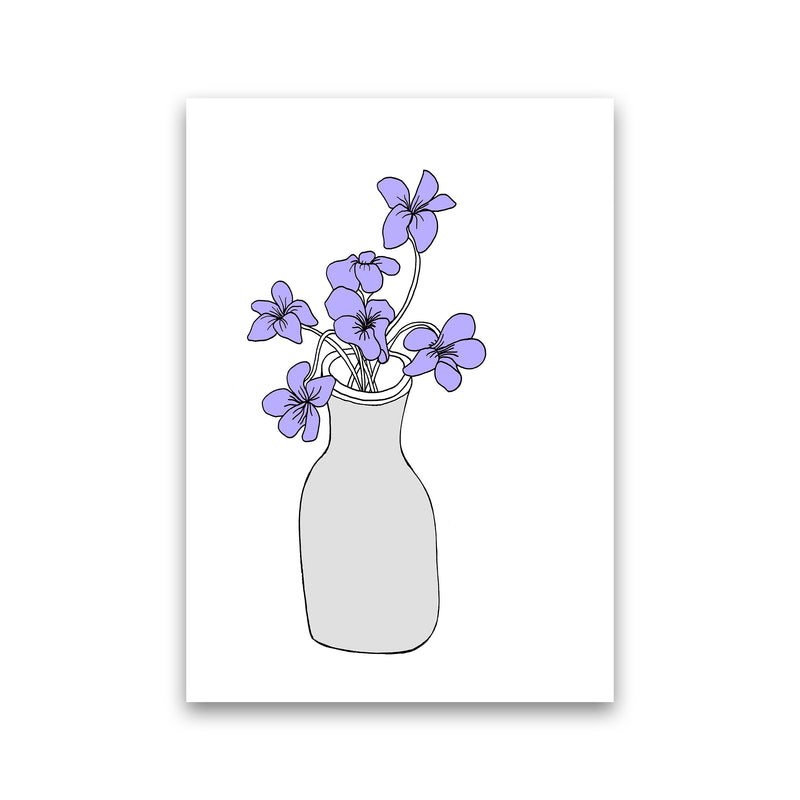 Sweet Violets Art Print by Carissa Tanton Print Only