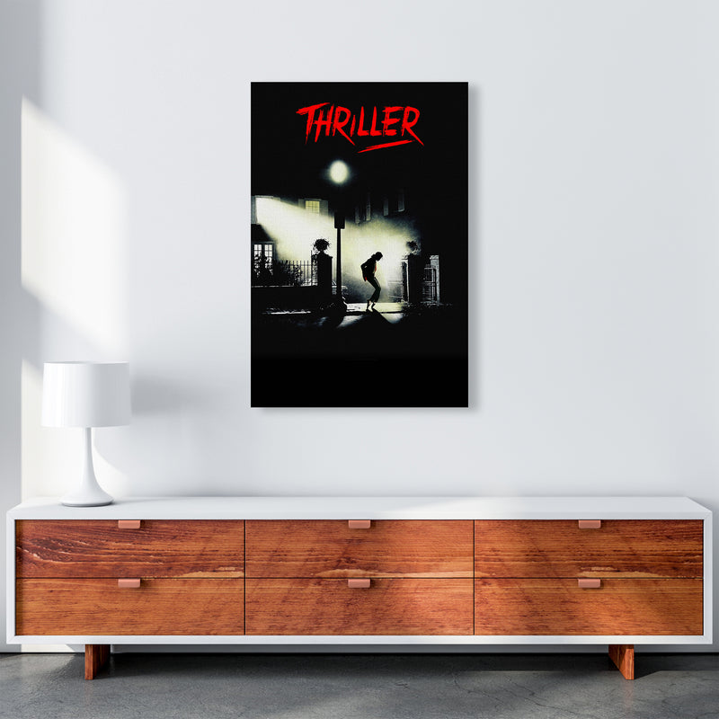 Thriller by David Redon Retro Movie Music Poster Framed Wall Art Print A1 Canvas