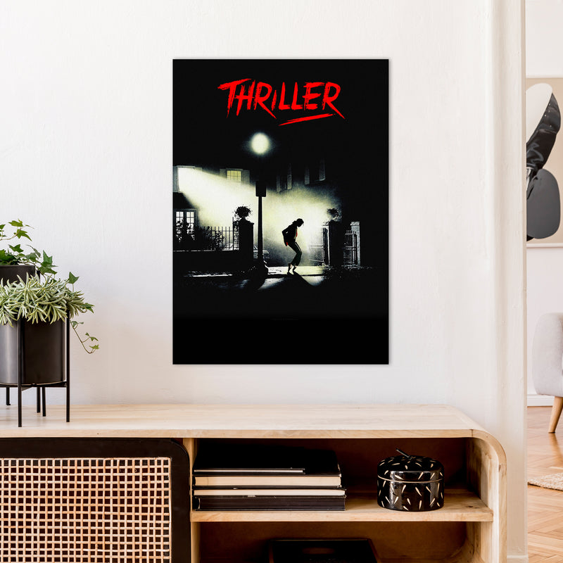 Thriller by David Redon Retro Movie Music Poster Framed Wall Art Print A1 Black Frame