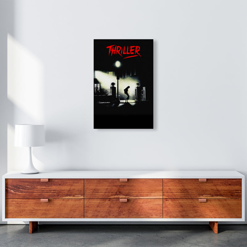 Thriller by David Redon Retro Movie Music Poster Framed Wall Art Print A2 Canvas