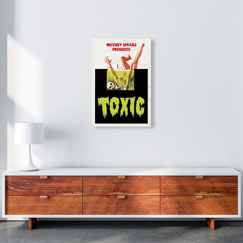 Toxic by David Redon Retro Music Poster Framed Wall Art Print A2 Canvas