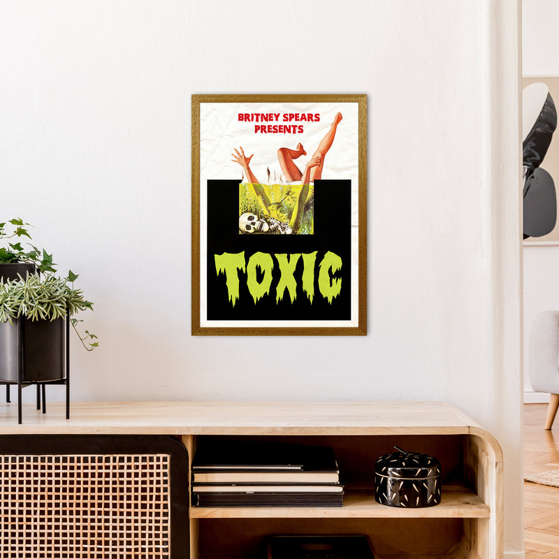 Toxic by David Redon Retro Music Poster Framed Wall Art Print A2 Print Only