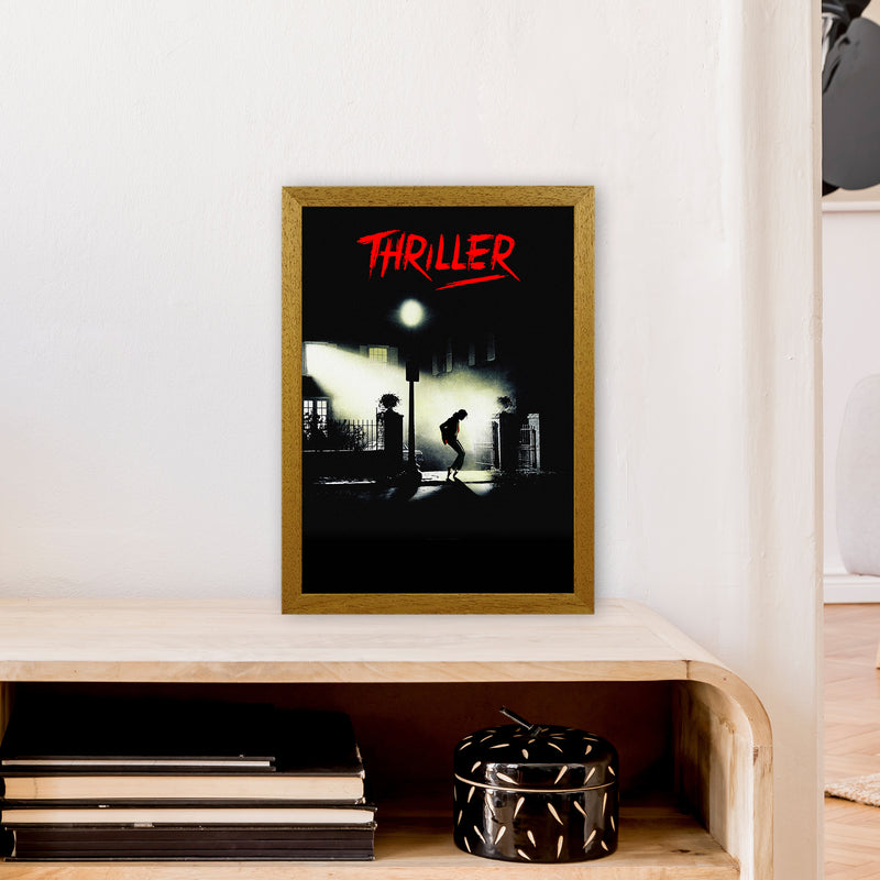 Thriller by David Redon Retro Movie Music Poster Framed Wall Art Print A3 Print Only