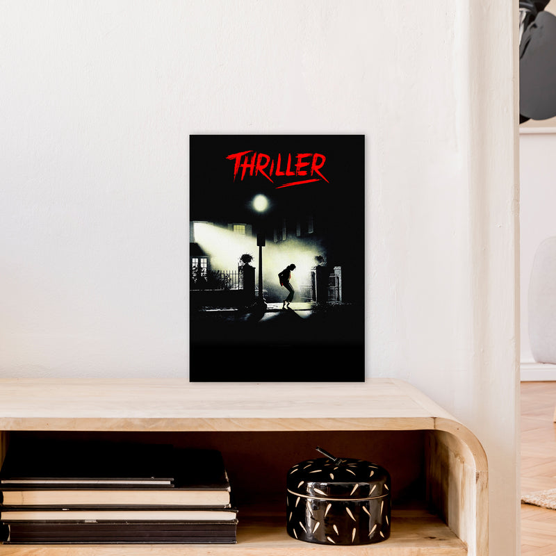 Thriller by David Redon Retro Movie Music Poster Framed Wall Art Print A3 Black Frame