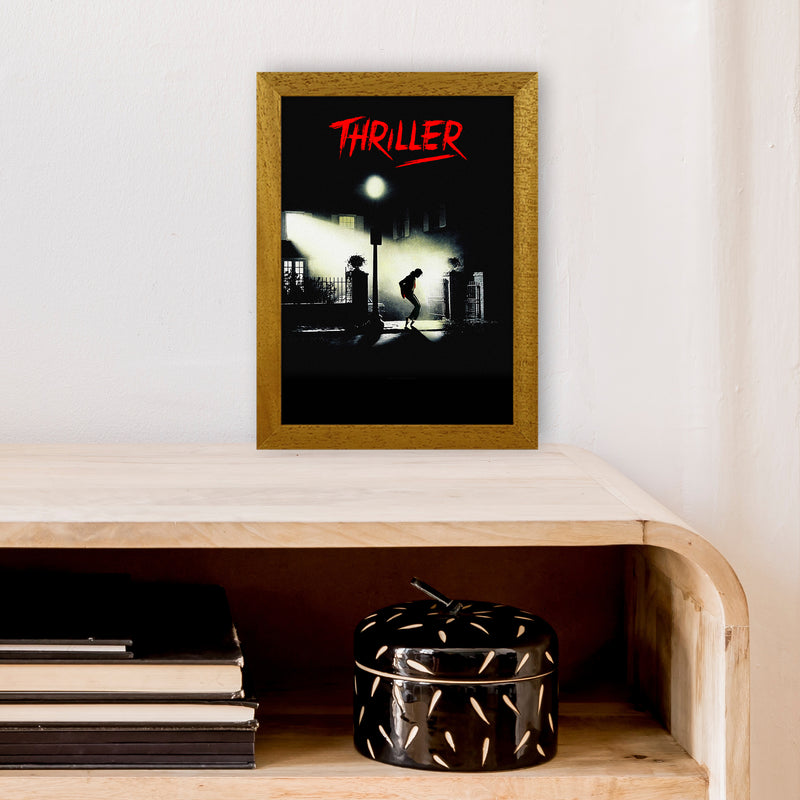 Thriller by David Redon Retro Movie Music Poster Framed Wall Art Print A4 Print Only