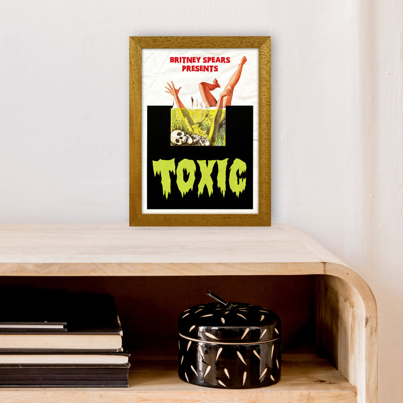 Toxic by David Redon Retro Music Poster Framed Wall Art Print A4 Print Only