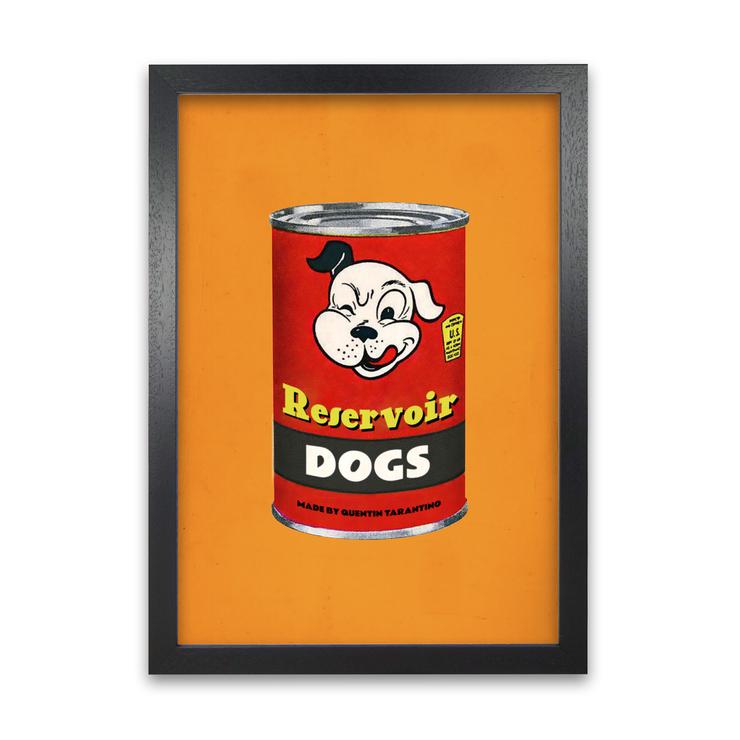Reservoir Dogs Retro Movie Poster Framed Wall Art Print