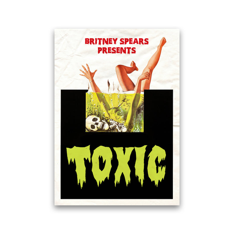 Toxic by David Redon Retro Music Poster Framed Wall Art Print Print Only