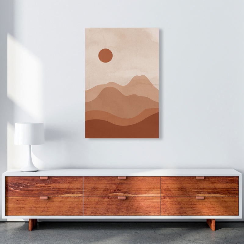 Mountain Landscapesun Art Print by Essentially Nomadic A1 Canvas