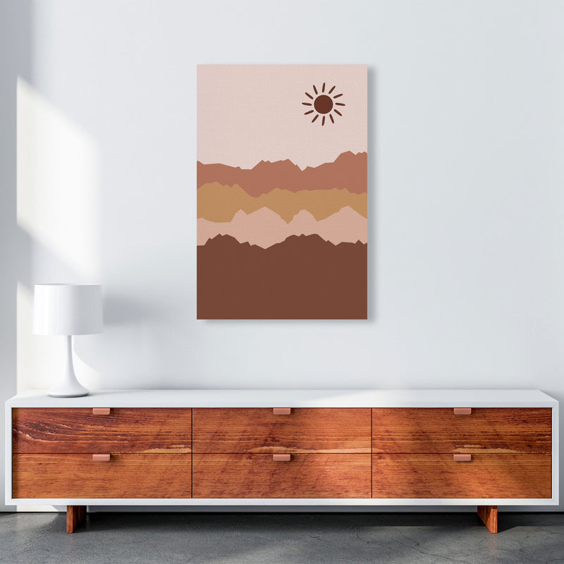 Mountain Sun Art Print by Essentially Nomadic A1 Canvas