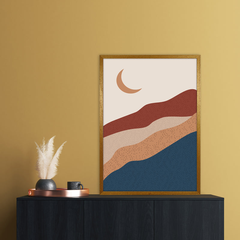 Moon Mountain Art Print by Essentially Nomadic A1 Print Only