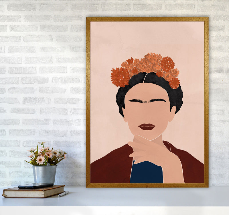 Frida Illustration Art Print by Essentially Nomadic A1 Print Only