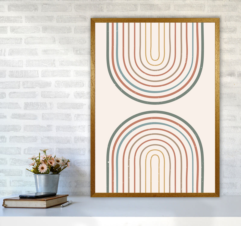 Mid Century Rainbow Art Print by Essentially Nomadic A1 Print Only