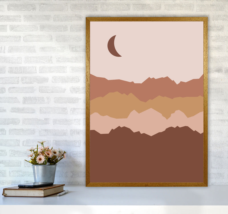 Mountain Moon Art Print by Essentially Nomadic A1 Print Only