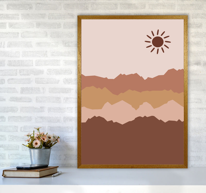 Mountain Sun Art Print by Essentially Nomadic A1 Print Only