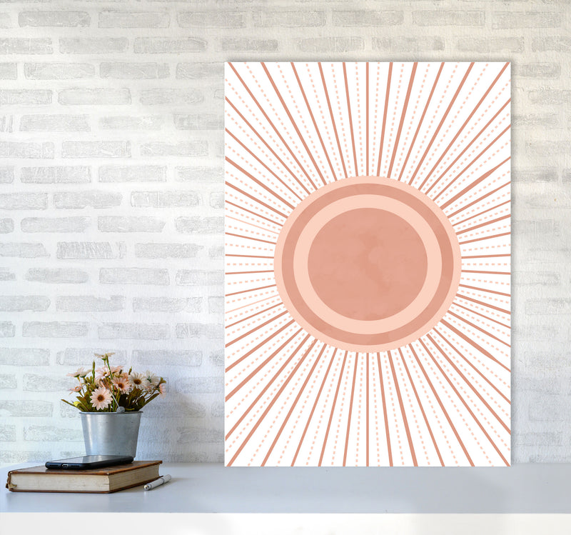 Boho Sun Art Print by Essentially Nomadic A1 Black Frame