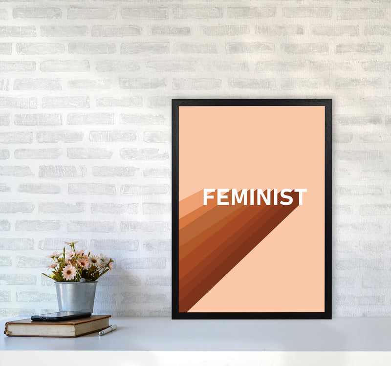 Feminist Art Print by Essentially Nomadic A2 White Frame