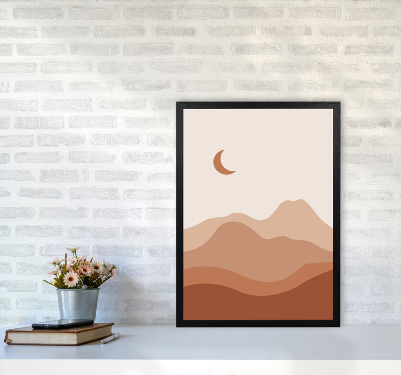 Mountain Landscape Art Print by Essentially Nomadic A2 White Frame
