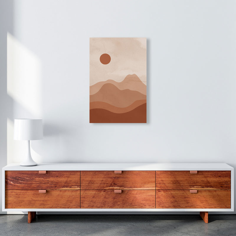 Mountain Landscapesun Art Print by Essentially Nomadic A2 Canvas