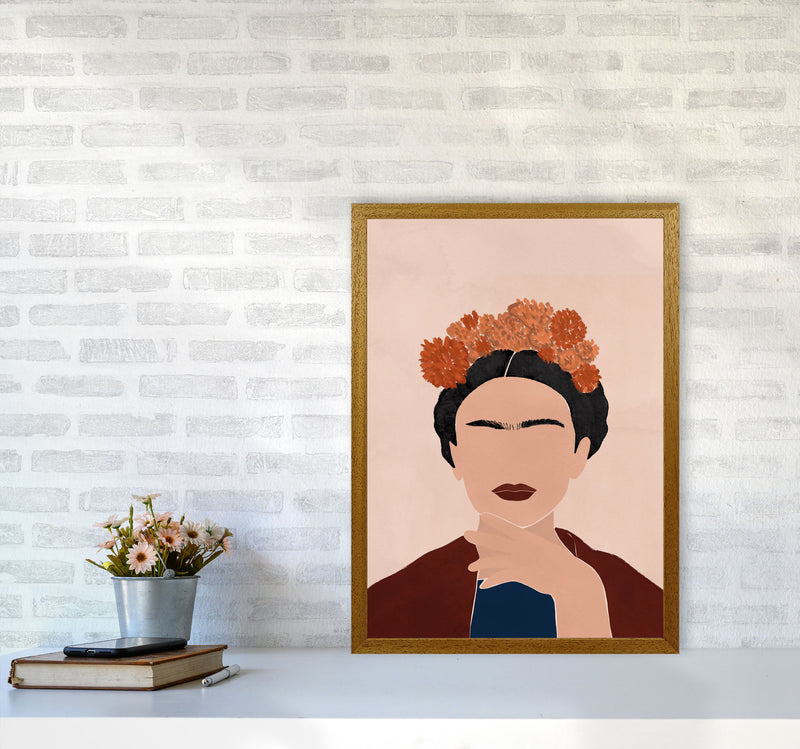 Frida Illustration Art Print by Essentially Nomadic A2 Print Only