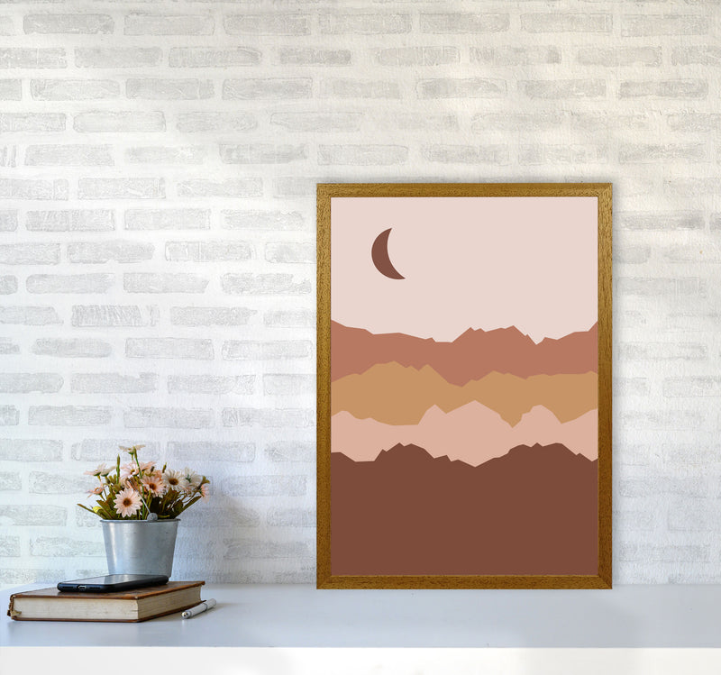 Mountain Moon Art Print by Essentially Nomadic A2 Print Only