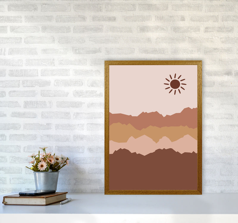 Mountain Sun Art Print by Essentially Nomadic A2 Print Only