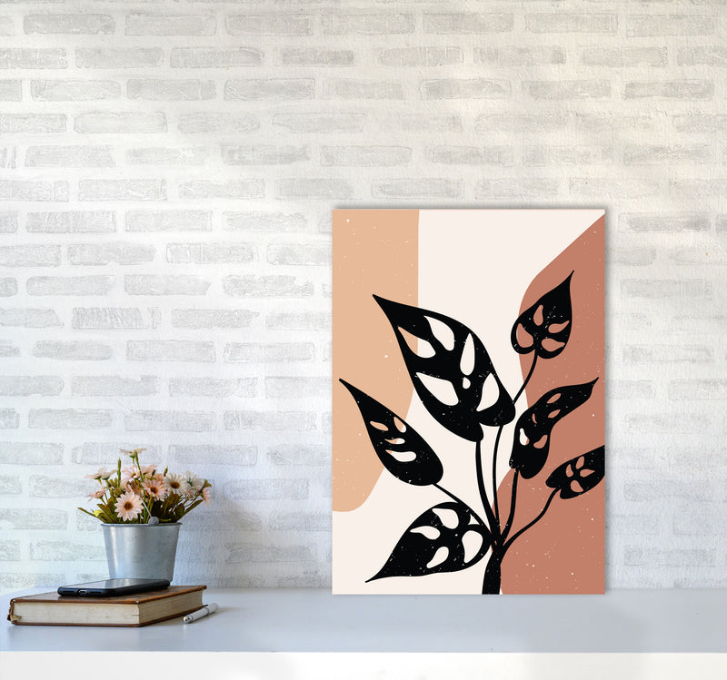 Abstract Botanical Art Print by Essentially Nomadic A2 Black Frame