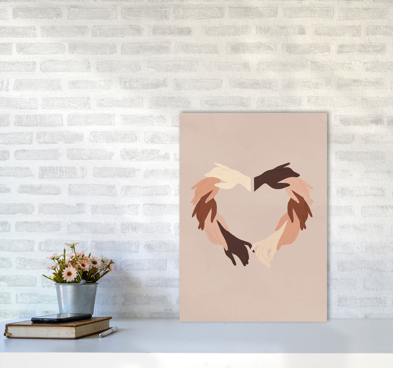 Hands Art Print by Essentially Nomadic A2 Black Frame