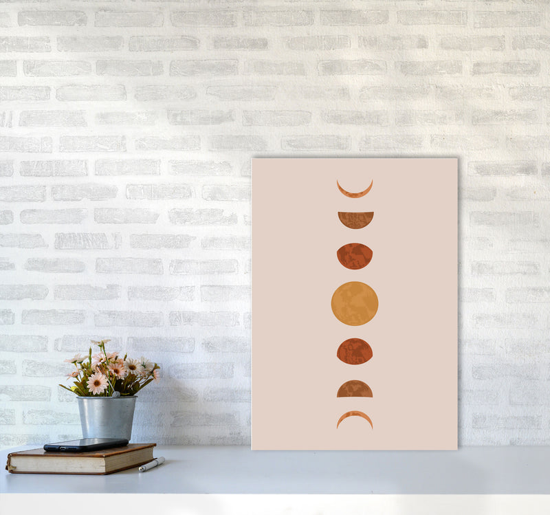 Moon  Phase Art Print by Essentially Nomadic A2 Black Frame