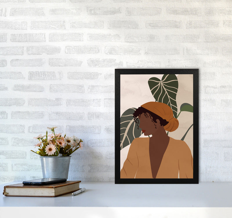 Girl Woman Ethnic Boho Art Print by Essentially Nomadic A3 White Frame