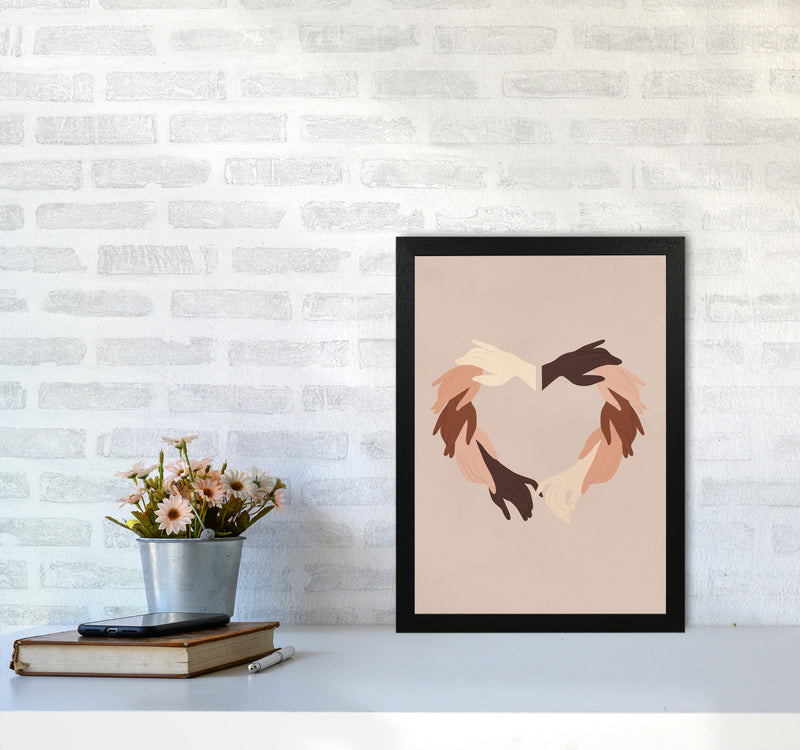 Hands Art Print by Essentially Nomadic A3 White Frame