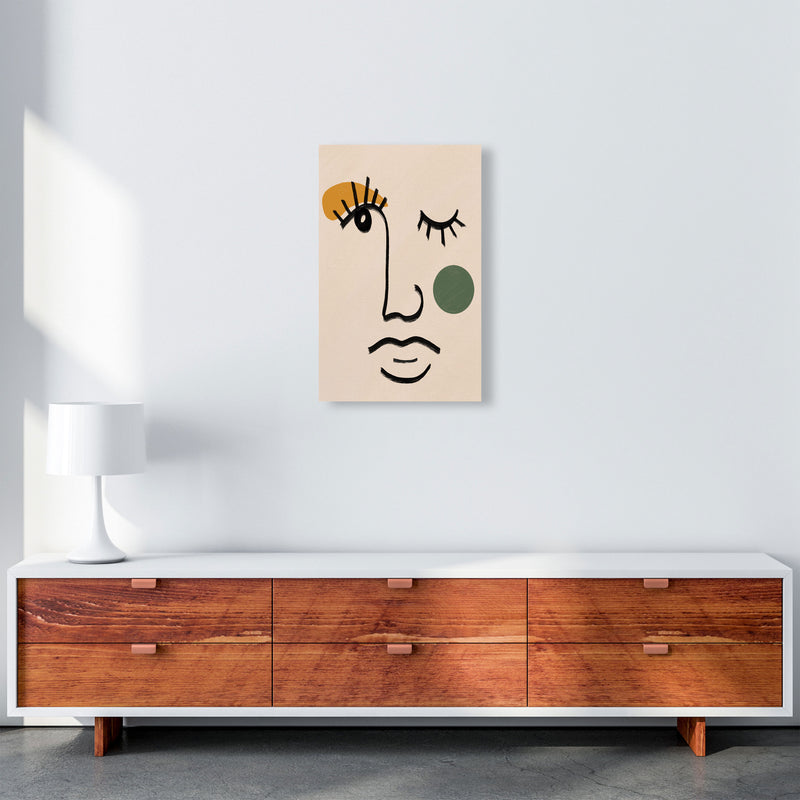 Absract 3 Face Line Art Art Print by Essentially Nomadic A3 Canvas
