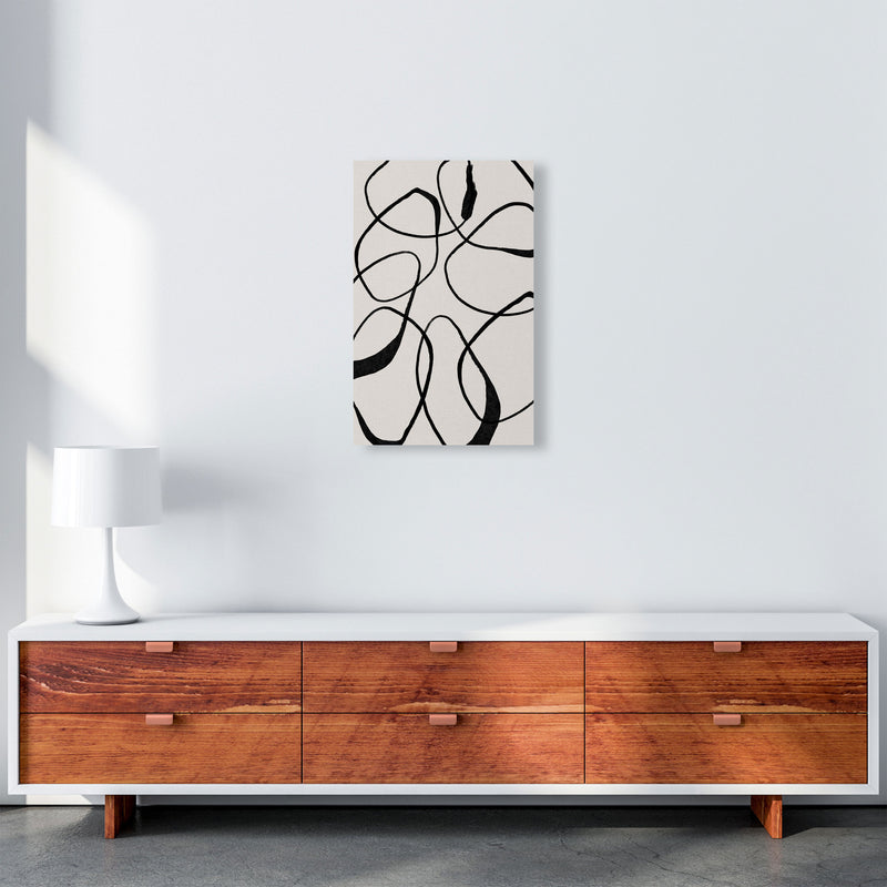 Abstract Scribble Art Print by Essentially Nomadic A3 Canvas