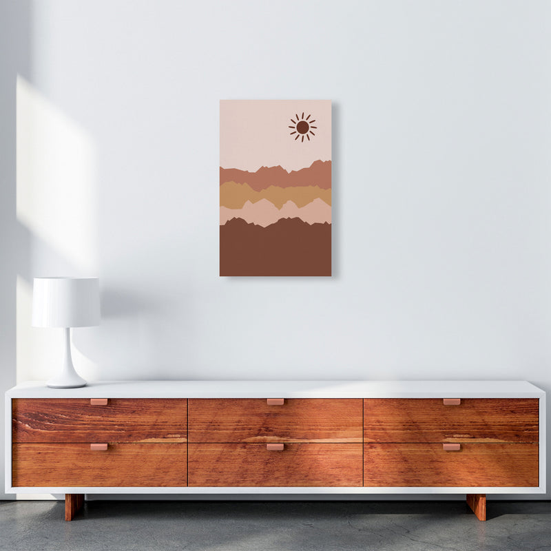 Mountain Sun Art Print by Essentially Nomadic A3 Canvas