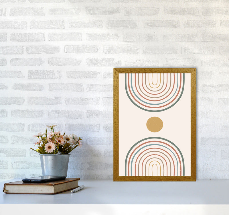 Mid Century Rainbow Sun Art Print by Essentially Nomadic A3 Print Only
