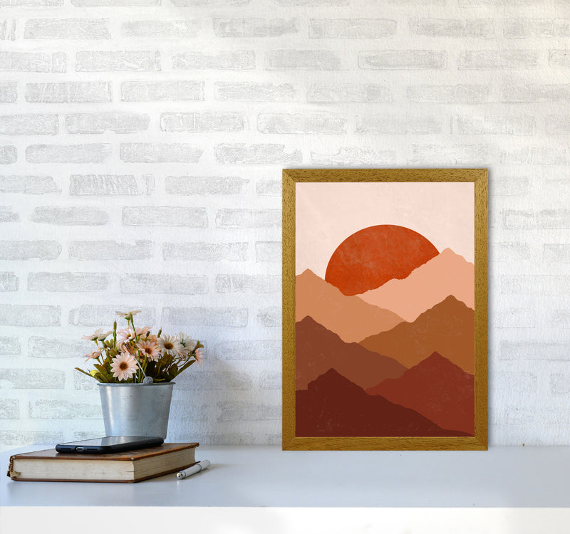 Mountain Sunset Art Print by Essentially Nomadic A3 Print Only