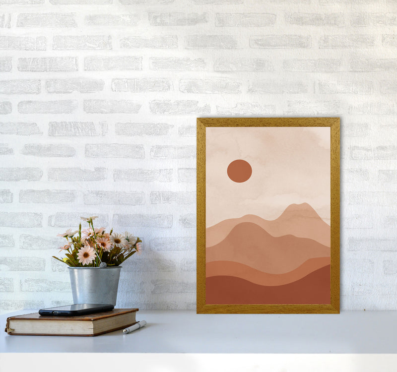 Mountain Landscapesun Art Print by Essentially Nomadic A3 Print Only