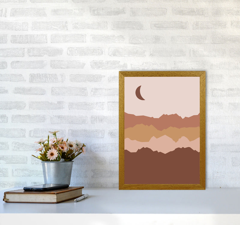 Mountain Moon Art Print by Essentially Nomadic A3 Print Only