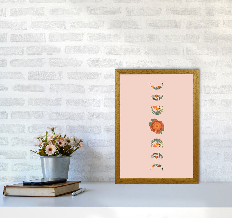 Moon Phases Floral Art Print by Essentially Nomadic A3 Print Only