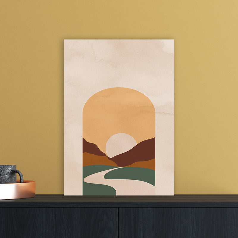 Road Sunset Art Print by Essentially Nomadic A3 Black Frame