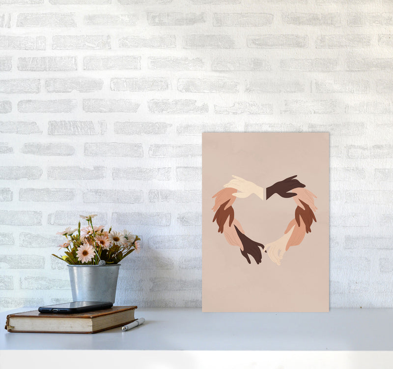 Hands Art Print by Essentially Nomadic A3 Black Frame